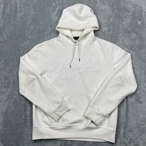 Polo Ralph Lauren Hoodie Mens Size M White Embroidered Logo